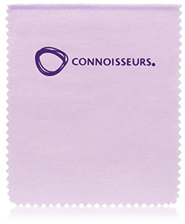 Connoisseurs Gold & Silver Polishing Cloth for Jewellery | Ultrasoft Jewellery Cleaning Cloth to Buff & Restore Shine - 100% Cotton Fiber - 15 x 12 cm