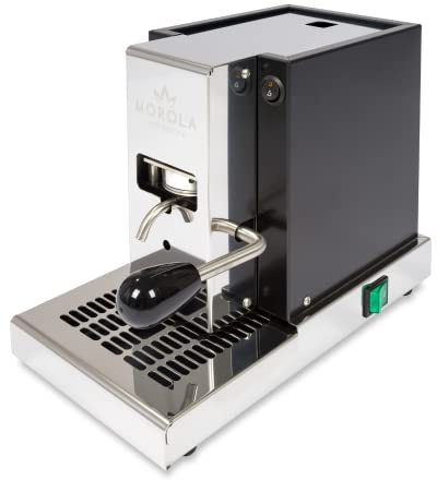 Morola Nuova VALE 22 - Macchina Espresso per Caffè in Cialde - Macchinetta per Cialde ESE 38 mm in Acciaio Inox - Certificazione Moca - Made in Italy