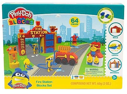 Play-Doh Blocks Fire Station Blocks Set