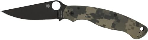 Spyderco Knives Military 2 C36GPCMOBK2 Black S30V Stainless and Camo G-10 Pocket Knife