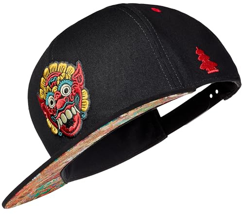 Cadency® Snapback Cap Bali, svart, unisex, justerbar storlek, svart, one size