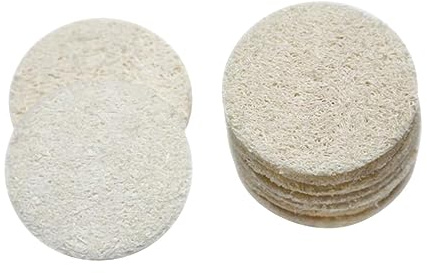 TOVINANNA 20stücke Luffaschwamm Peeling-schwamm Reinigungsschwamm für Gesicht Körper und Badewanne Leicht und Strapazierfähig Saubere Oberfläche Weich bei Wasserkontakt Sanft zur Haut Schnel