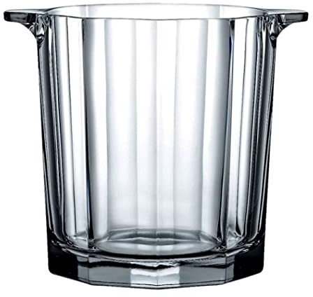 BOGAZY Seau À Glace Seau À Glace en Verre Cristal 1600 ML Refroidisseur De Vin Seau À Vin Champagne Seau À Glace Élégant Baignoire À Boissons pour Bar Fête