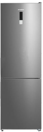 Hyundai Frigorífico Combi Inox, 2 Puertas. HC188600ENFDX, Capacidad 310 Litros, No Frost, Multi Air Flow, Bajo Nivel Sonoro, Puerta Reversible, Clasificación Energética E