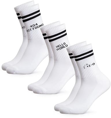 Occulto Tennis Strumpor Män 3 Pack (modell: William) Datavetaren 43-46