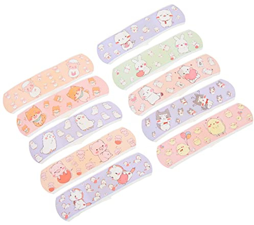 OATIPHO 2 Cajas Apósitos Adhesivos Infantiles de Cartón Creativo Impermeables y Transpirables Curativos para Heridas Con Diseño Adorable Perfectos