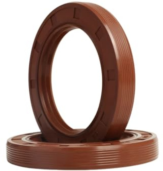 2 piezas retenes de aceite TC de caucho fluorado resistentes a altas temperaturas para eje giratorio, diámetro interior de 35mm, diámetro exterior de 62mm, altura de 10mm, 35x62x10mm