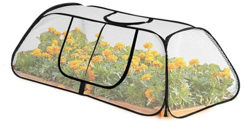 Piccola Serra - Impermeabile con Porta,Protezione Dal Freddo Per Serra PVC,Per Coltivazione Ortaggi Frutta Fiori Giardinaggio Interno Cortile Giardino Terrazzo Balcone Fattoria Giardinieri