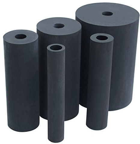 POWERTEC OS1000004 Lot de 5 tambours en caoutchouc pour perceuse oscillante ou perceuse à colonne,1,9 cm, 2,5 cm, 3,8 cm, 5,1 cm, 7,6 cm