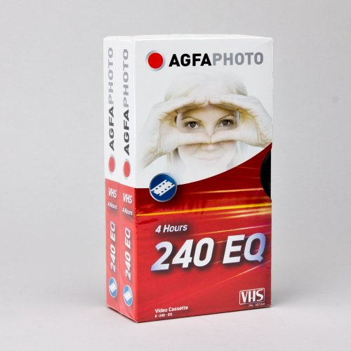 Agfa E-240 EQ VHS Leerkassetten 2er Pack