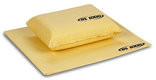 RS1000 30180 Synthetik Leder Pack (Schwamm+Tuch), Waschbar für Innen und außen