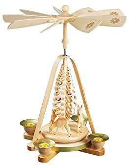 Pinnacle Peak Trading Company German Christmas Pyramid with Deer