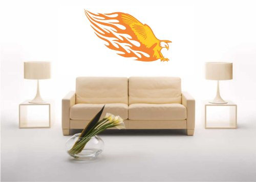 Indigos UG - Wandtattoo Wohnzimmer - Wanddekoration Adler stürzen 100 x 60 cm - Wandaufkleber Kinderzimmer - Wandsticker Küche Büro Badezimmer