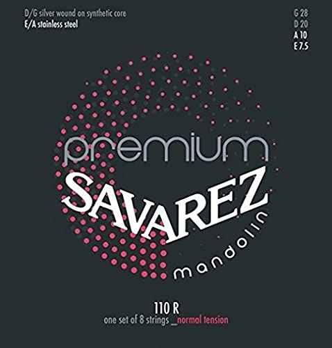 Strings for Mandoline Savarez Mandoline Premium 110R Jeu tension normale