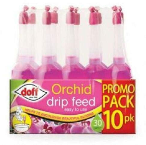 New Pack 10 Orchid Plant Feed Drip Feeders Doff Brand