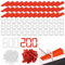 800 Piece Tile Leveling System 600pcs Tile Spacers 2mm 200pcs Wedges for Levelling Tile Spacers Tile Leveling Tiling Leveling System Wedges Tile Leveling System