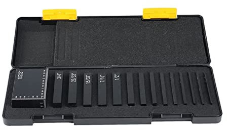POOIQX Höhenmesser-Set, Präzisions-Aluminium-Einrichtungsstange for Fräser- und Tischkreissägen-Zubehör, Holzbearbeitungs-Einrichtung Robust Und WiderstandsfäHig(Noir)