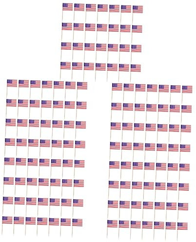 TOGEVAL 1000piezas Banderitas De País Decoraciones para Adornos Fiestas Elementos Clásicos Ambientación Festiva y Creativa