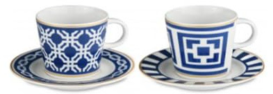 Baci Milano set 2 pezzi tazzina caffè con piattino in porcellana collezione Infinity