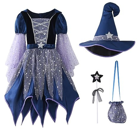 Générique Tenue Halloween Bebe Fille, Deguisement Halloween Fille 5 Ans Deguisement Enfant Garcon DéGuisement Bebe Unisexe Costume 2 Ans Lot Chapeau Sorciere VêTements De SorcièRe