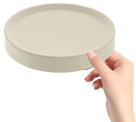 SHINEOFI Plateau à roulettes pour Plantes Bac Intégré Support Roulant pour Jardinières Extérieures et Intérieures Base Ronde Diamètre 21,5 CM pour Pots
