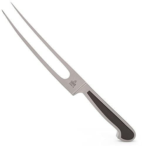 GÜDE Solingen - Köttgaffel smidd, 18 cm, grenadilla, DELTA, Handgjord Tyskland