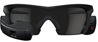 Recon Jet Occhiali con Monitor e Micro Computer Incorporato, Interfacciabile con Tutti i Dispositivi Bluetooth, Wi-Fi, Ant+, per Running e Ciclismo, Nero