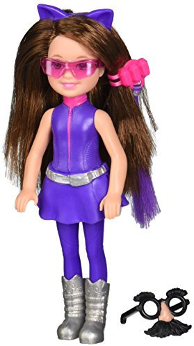 Barbie Mattel DHF11 - Modepuppen, Das Agententeam, Junior Geheimagentin, lila