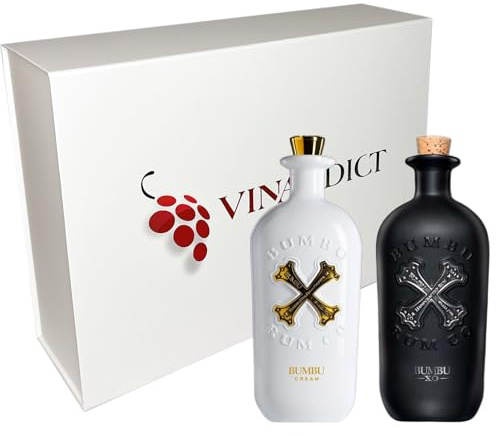 Coffret Rhums Vinaddict - Bumbu XO - Bumbu Cream. 2x70cl.
