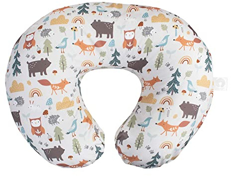 Boppy Original Support Cover, FKA Nursing Pillow Cover, Spice Woodland, Cotton Blend Cover Fits All Original Nursing Supports for Breastfeeding, Bottle Feeding, and Bonding, Cover Only