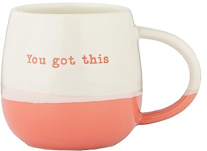 Price & Kensington You Got This Mug 340ml White/Pink