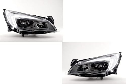 Johns, Scheinwerfer Halogen passend für Opel Astra J 12/09-08/12 H7 H7 Set