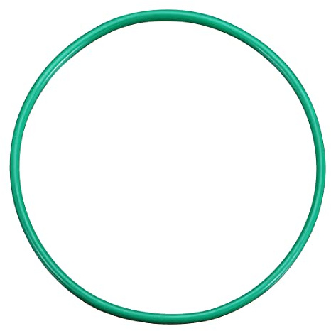 PATIKIL 80x73x3,5mm Fluoro Gomma O-Ring, FKM Sigillatura Guarnizione Flessibile Calore Resistenza per Idraulica Pneumatica, Verde