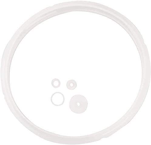 XYWHPGV Anillo de sellado de junta de silicona para ollas a presión universales con accesorio, anillo de sellado de diámetro interior - 6.3 pulgadas, se adapta a modelos de 2.5 QT(c5053 dbba5 5100b 4