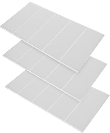 Healeved 3 Blätter Selbstklebender Schaumstoffstreifen Klebeband Montieren Schaumstoffpunkte Kleben Montageklebeband Schaumstoff-klebepads Klebriges Schaumband Doppelseitig Eva Gurt Weiß