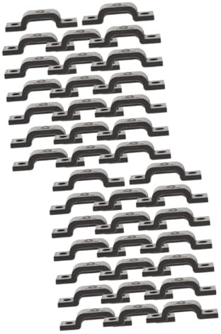 HEMOTON 40 Pz Chiusura portacavo clip dell'organizzatore del cavo fermaglio per cordino clip di filo fermacavi filo elettrico cartella di gestione fascetta Clip di fissaggio stringicavo