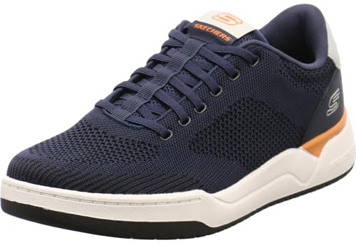 Skechers Men's Corliss-Dorset Sneaker, Navy, 42 EU