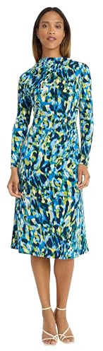 Maggy London Women's Gt944m Ref Body Dresses, Royal Blue/Light Campanula Blue, 10