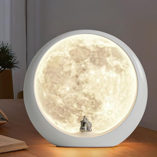 RexDigi Super Mondlampe Für Hochzeitstag Geburtstag Valentinstag Weihnachten Inneneinrichtungsbeleuchtung