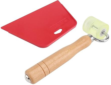 jojofuny Tapetenwerkzeug Set Naht Roller Und Schaber Für üheloses Tapezieren Flachrolle Für Wandverkleidung Ideales Werkzeug Für Heimwerker Und Profis