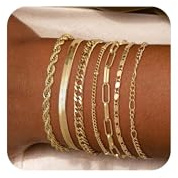 Cosmeria 14K Armband Damen Gold, Elegantes Gold Schmuck Armbänder Für Damen, Hochwertiger Goldschmuck, Ideal Als Modisches Accessoire Und Geschenk Für Frauen