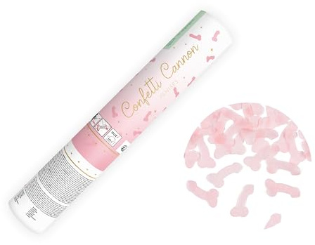 Konfetti Kanone 20 cm | Rosa Penis