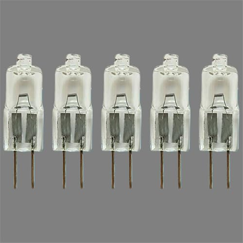 5PC G4 24V 50W Halogenlampa 24 Volt 20 Watt T3 Halogen G4 Base Klar Glödlampa 2-stifts Varmvit 50W