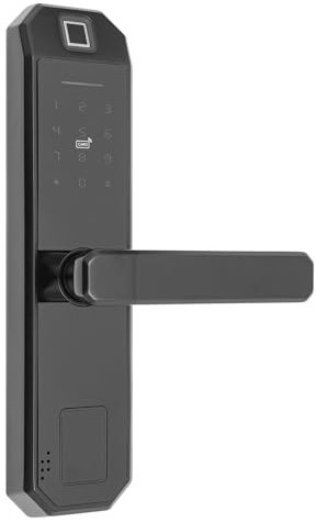Serratura elettronica per porta con maniglia, antifurto intelligente, diversi metodi di sblocco, serratura elettronica per case, armadi, hotel