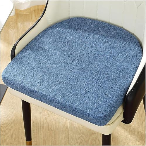 SDNAM 2/4/6er Set Sitzpolster Stuhl 45x45 Stuhlkissen U-förmiges Sitzkissen Indoor Outdoor Anti-Rutsch Kissen für Drinnen und Draußen, Garten, Küche, Café, Esszimmer(#7,45 * 45cm(2pcs))