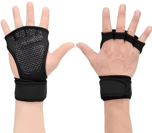 Sport Knight Fitness Handschuhe, mit Handgelenksbandage, Verstellbarer Klettverschluss, atmungsaktiv