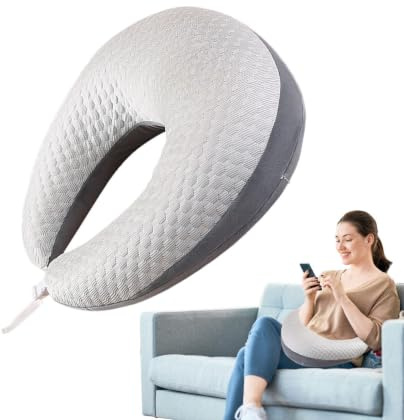 Qidures Ergonomisches Strickkissen Crealis, Häkelkissen Stützkissen | Ergonomisches Crealis Kissen, Kreative Momente Lese Und Gaming Kissen, Armkissen Für Lesen, spielens, Arbeiten, Handarbeiten