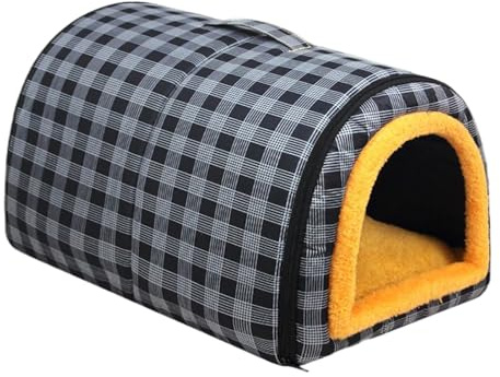 Lit de caverne pour chat - Lit pour animaux de compagnie pliable portable de 15,75 pouces, maison de chat, coussin lavable amovible | Animaux de repos meubles imperméables pour carrières