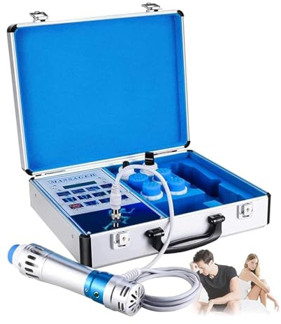 Macchina ad Onde D'urto per Disfunzione Erettile, Dispositivo terapia Focalizzate apparecchio extracorporee fisioterapia Massaggiatore con 10 Teste Per Trattamento Ed e Alleviare Dolore