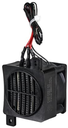 rockible Radiateur soufflant PTC, Mini radiateur électrique de Bureau Haut de Gamme, Thermostat pour dortoir, Chambre à Coucher, Bureau, 220v 300w
